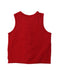 A Red Vests from Miki House in size 4T for girl. (Back View)