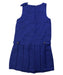 A Blue Sleeveless Dresses from Janie & Jack in size 8Y for girl. (Back View)