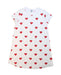 A White Short Sleeve Dresses from Petit Bateau in size 10Y for girl. (Front View)