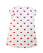 A White Short Sleeve Dresses from Petit Bateau in size 10Y for girl. (Back View)