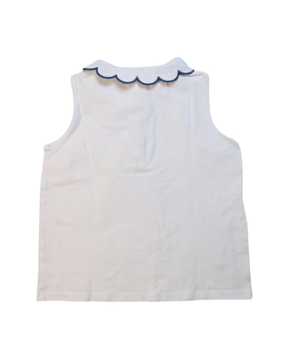 A White Sleeveless Tops from Jacadi in size 10Y for girl. (Back View)