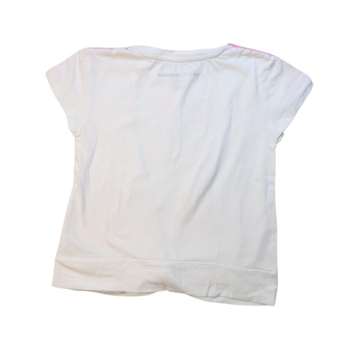 A White Short Sleeve Tops from DKNY in size 10Y for girl. (Back View)