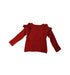 A Red Long Sleeve Tops from Jacadi in size 10Y for girl. (Back View)