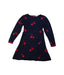 A Multicolour Long Sleeve Dresses from Jacadi in size 8Y for girl. (Front View)