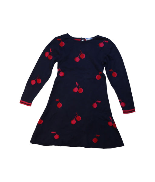 A Multicolour Long Sleeve Dresses from Jacadi in size 8Y for girl. (Front View)