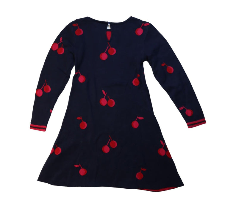 A Multicolour Long Sleeve Dresses from Jacadi in size 8Y for girl. (Back View)