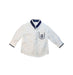 A White Long Sleeve Shirts from Nicholas & Bears in size 6-12M for boy. (Front View)