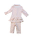 A Pink Long Sleeve Jumpsuits from Nicholas & Bears in size 6-12M for girl. (Back View)