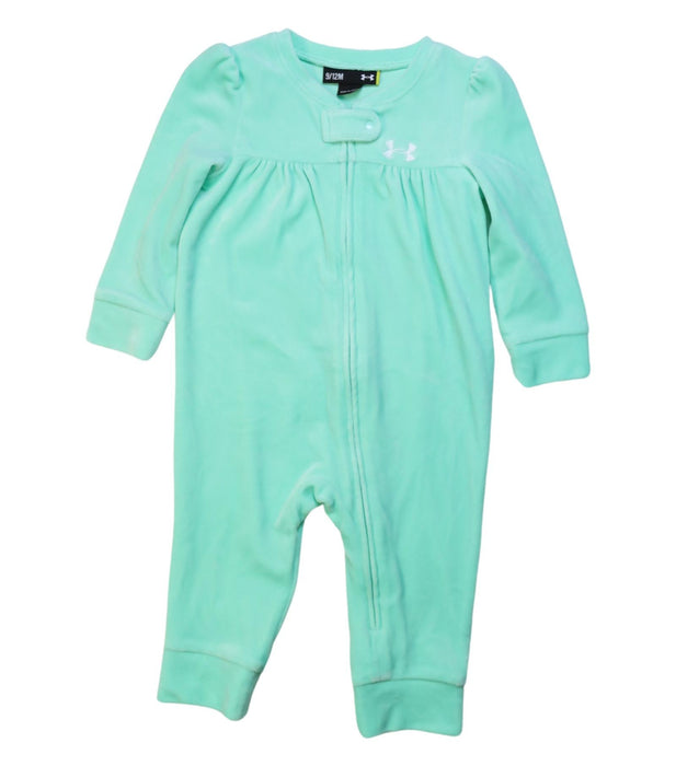 A Teal Long Sleeve Jumpsuits from Under Armour in size 6-12M for neutral. (Front View)