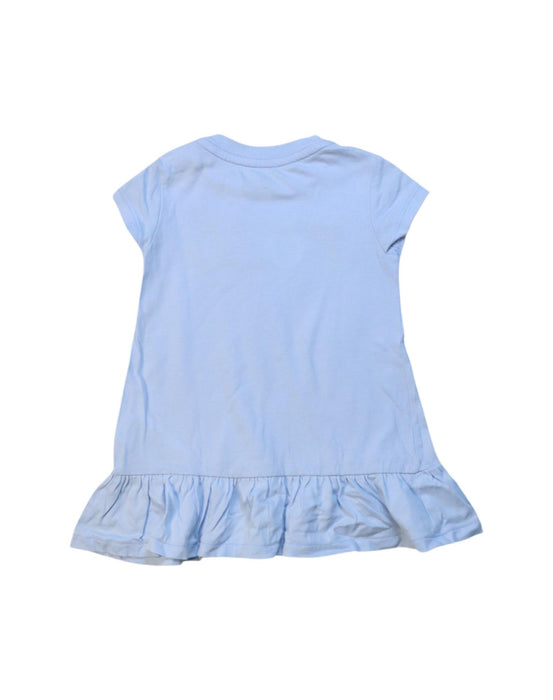 A Blue Short Sleeve Dresses from Polo Ralph Lauren in size 3-6M for girl. (Back View)