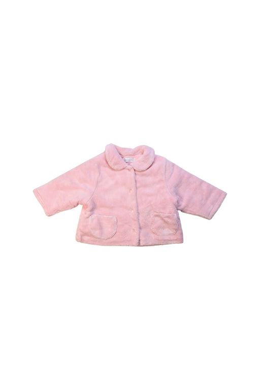 A Pink Lightweight Jackets from Mides in size 3-6M for girl. (Front View)