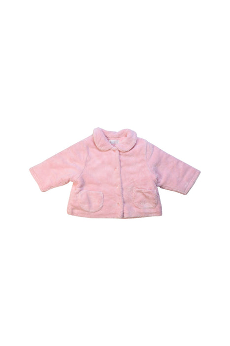 A Pink Lightweight Jackets from Mides in size 3-6M for girl. (Front View)
