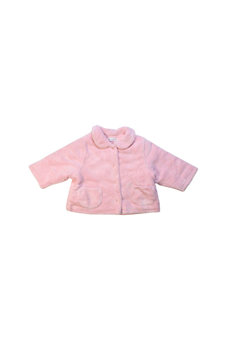 A Pink Lightweight Jackets from Mides in size 3-6M for girl. (Front View)