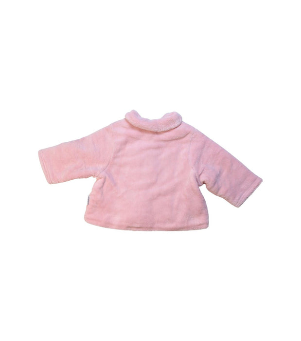 A Pink Lightweight Jackets from Mides in size 3-6M for girl. (Back View)