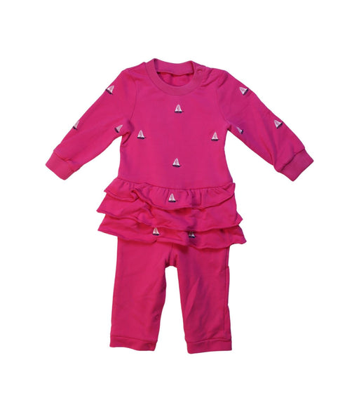 A Pink Long Sleeve Jumpsuits from Nicholas & Bears in size 6-12M for girl. (Front View)