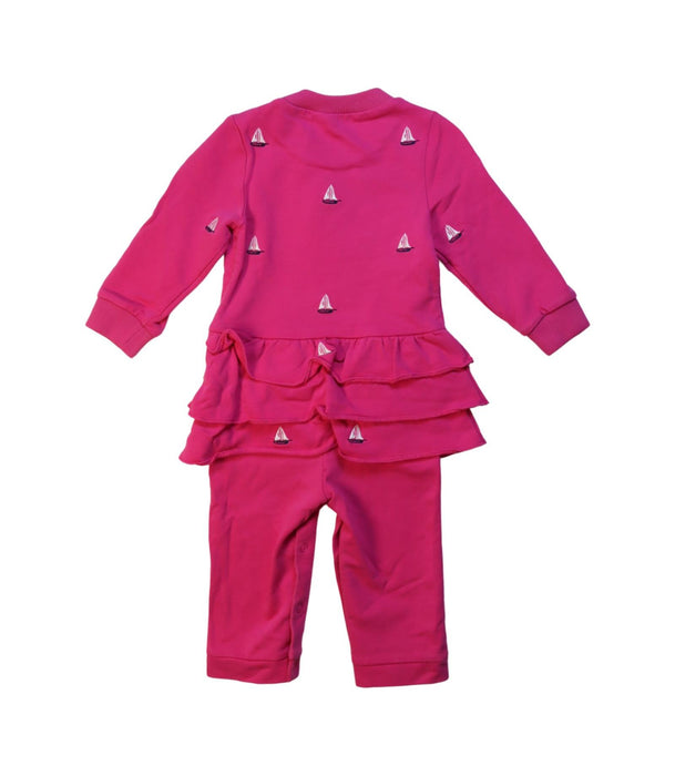 A Pink Long Sleeve Jumpsuits from Nicholas & Bears in size 6-12M for girl. (Back View)