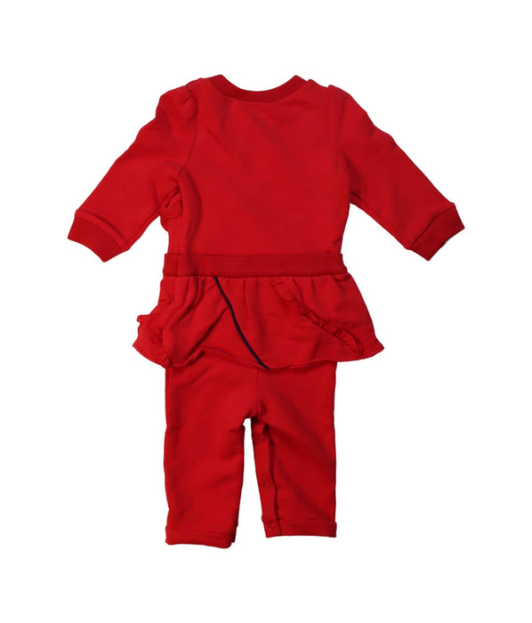 A Red Long Sleeve Jumpsuits from Ferrari in size 6-12M for girl. (Back View)