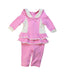 A Pink Long Sleeve Jumpsuits from Ferrari in size 6-12M for girl. (Front View)