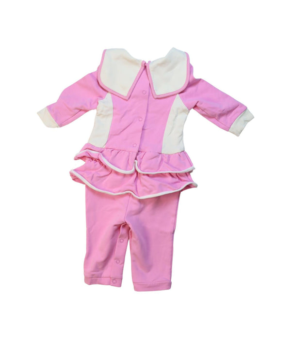 A Pink Long Sleeve Jumpsuits from Ferrari in size 6-12M for girl. (Back View)