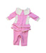 A Pink Long Sleeve Jumpsuits from Ferrari in size 6-12M for girl. (Back View)