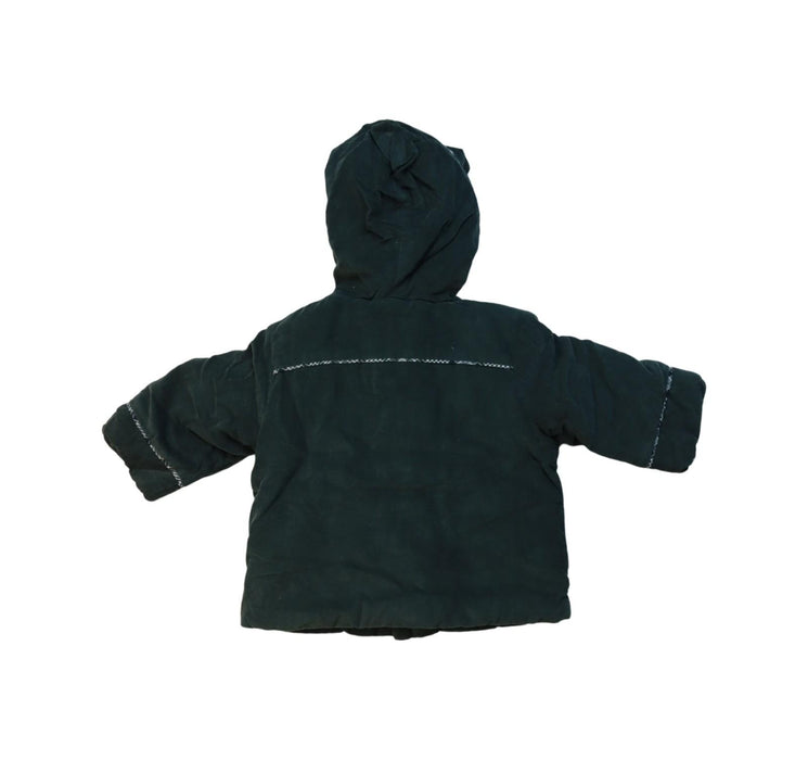 A Green Coats from Jacadi in size 3-6M for boy. (Back View)
