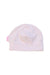 A Pink Beanies from Chicco in size 0-3M for girl. (Front View)