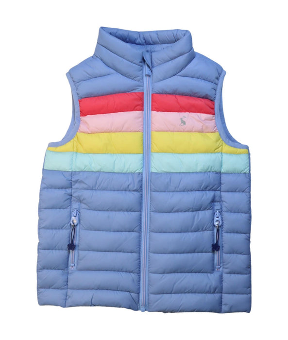 A Multicolour Outerwear Vests from Joules in size 7Y for girl. (Front View)