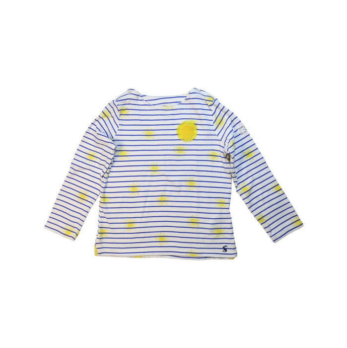 A Multicolour Long Sleeve T Shirts from Joules in size 8Y for girl. (Front View)