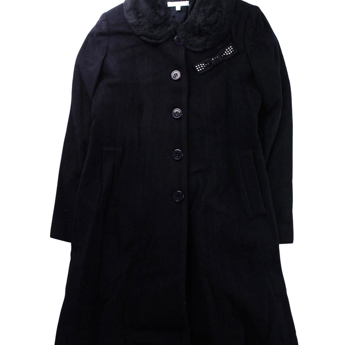 A Purple Long Sleeve Dresses from Romeo Gigli in size 10Y for girl. (Front View)