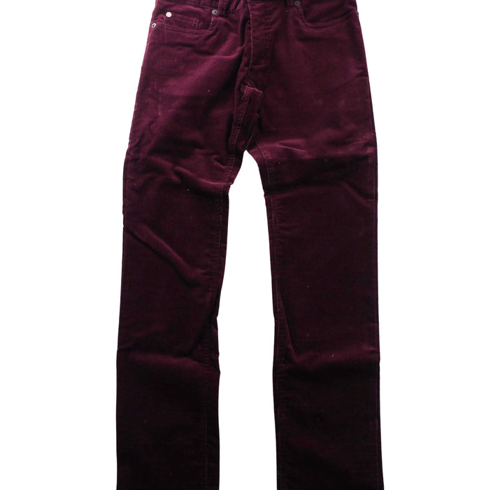 A Burgundy Casual Pants from Dior in size 10Y for girl. (Front View)