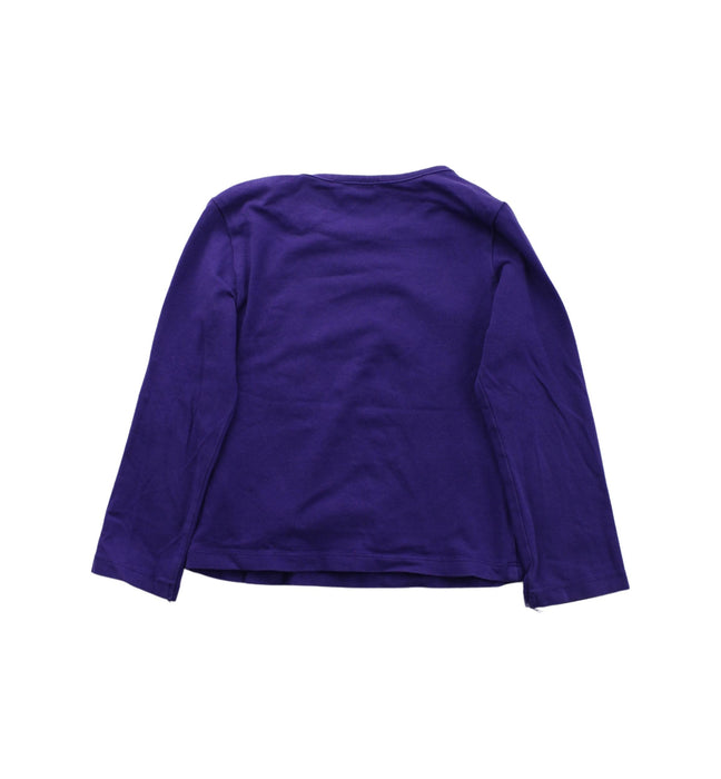 A Purple Long Sleeve T Shirts from Kenzo in size 3T for girl. (Back View)