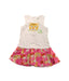 A White Sleeveless Dresses from Kenzo in size 3T for girl. (Front View)