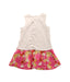 A White Sleeveless Dresses from Kenzo in size 3T for girl. (Back View)