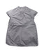 A Grey Short Sleeve Dresses from Petit Bateau in size 2T for girl. (Back View)