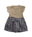 A Brown Short Sleeve Dresses from X-girl in size 2T for girl. (Back View)