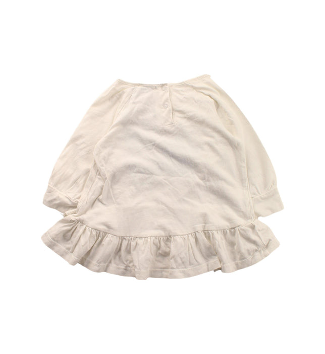 A White Long Sleeve Dresses from Guess in size 2T for girl. (Back View)