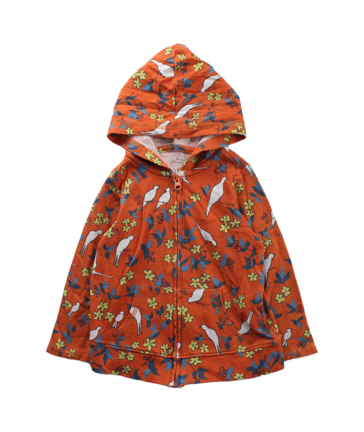 A Orange Zippered Sweatshirts from Apple Park in size 18-24M for girl. (Front View)