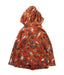 A Orange Zippered Sweatshirts from Apple Park in size 18-24M for girl. (Back View)
