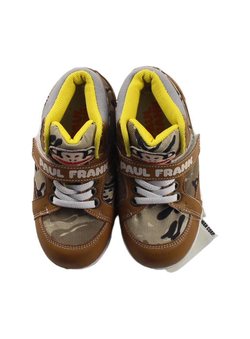 A Brown Sneakers from Paul Frank in size 3T for boy. (Back View)