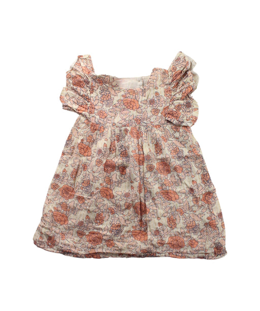 A Orange Short Sleeve Dresses from Louis Louise in size 2T for girl. (Front View)