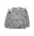 A Grey Knit Sweaters from La Compagnie des Petits in size 2T for girl. (Front View)