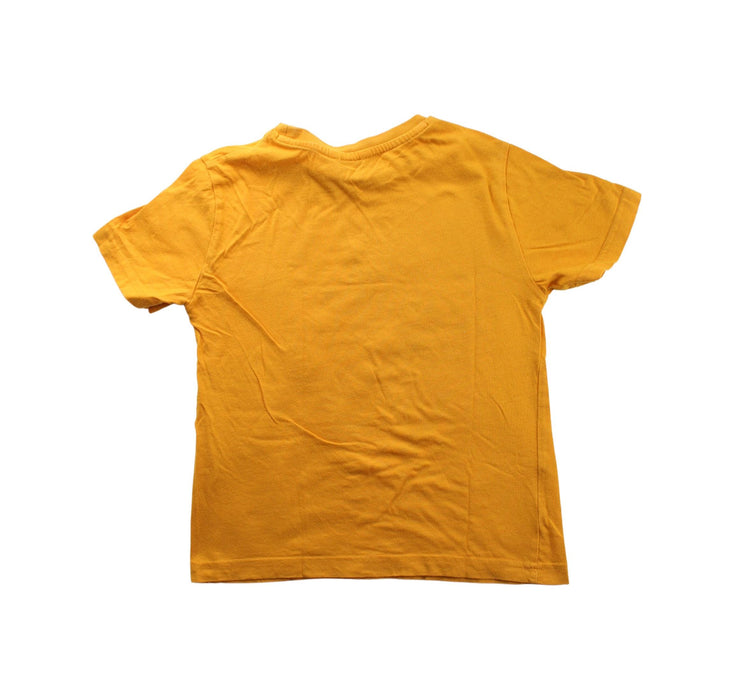 A Yellow Short Sleeve T Shirts from Mayoral in size 6T for neutral. (Back View)