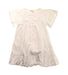 A White Short Sleeve Dresses from Bellerose in size 6T for girl. (Front View)