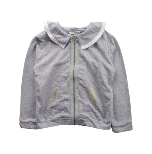 A Grey Zippered Sweatshirts from Little Marc Jacobs in size 3T for girl. (Front View)