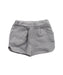 A Grey Shorts from Petit Bateau in size 4T for girl. (Front View)