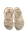 A White Sandals from Mini Melissa in size 4T for girl. (Back View)