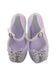 A White Flats from Mini Melissa in size 4T for girl. (Back View)