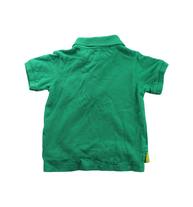 A Green Short Sleeve Polos from Polo Ralph Lauren in size 6-12M for boy. (Back View)