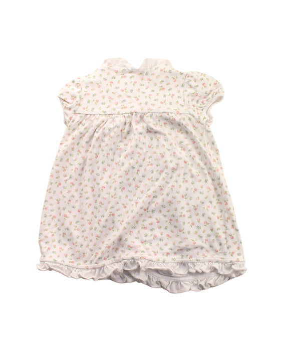 A White Short Sleeve Dresses from Ralph Lauren in size 6-12M for girl. (Back View)