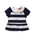 A Blue Short Sleeve Dresses from Ferrari in size 6-12M for girl. (Front View)